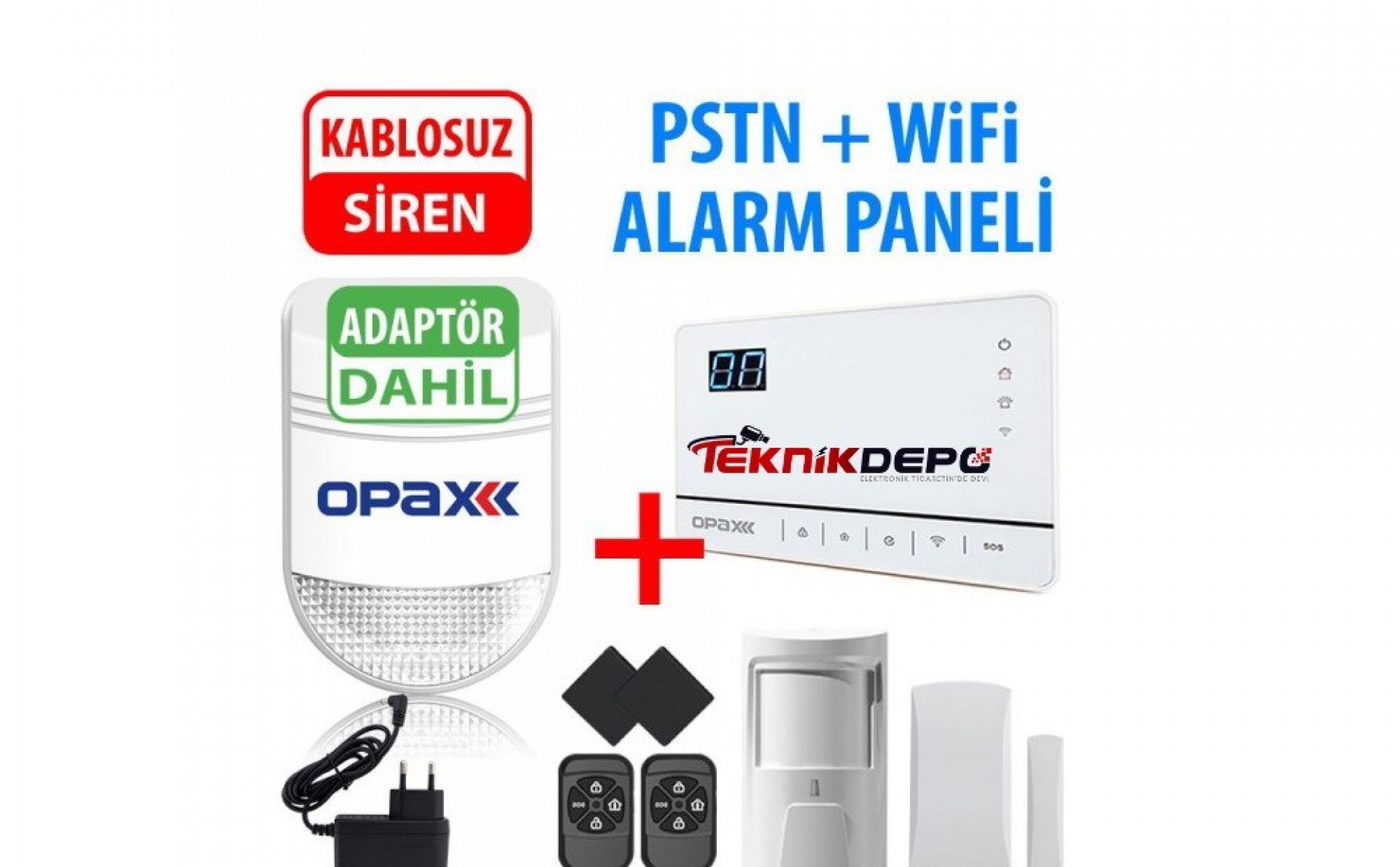 OPAX ARD 632 Kablosuz Alarm Seti 