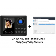 GN AK 480 Yüz Tanıma Cihazı + Giriş Çıkış Takip Yazılımı