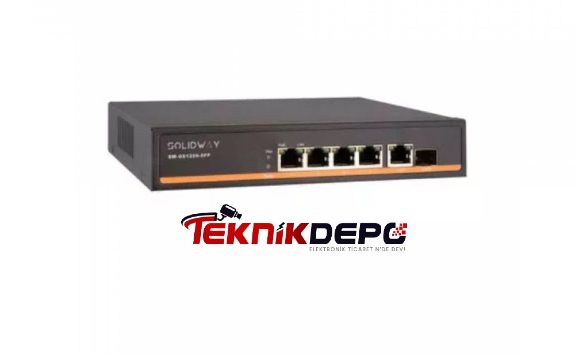 Solidway SW-GS1200-6FP  PoE Switch