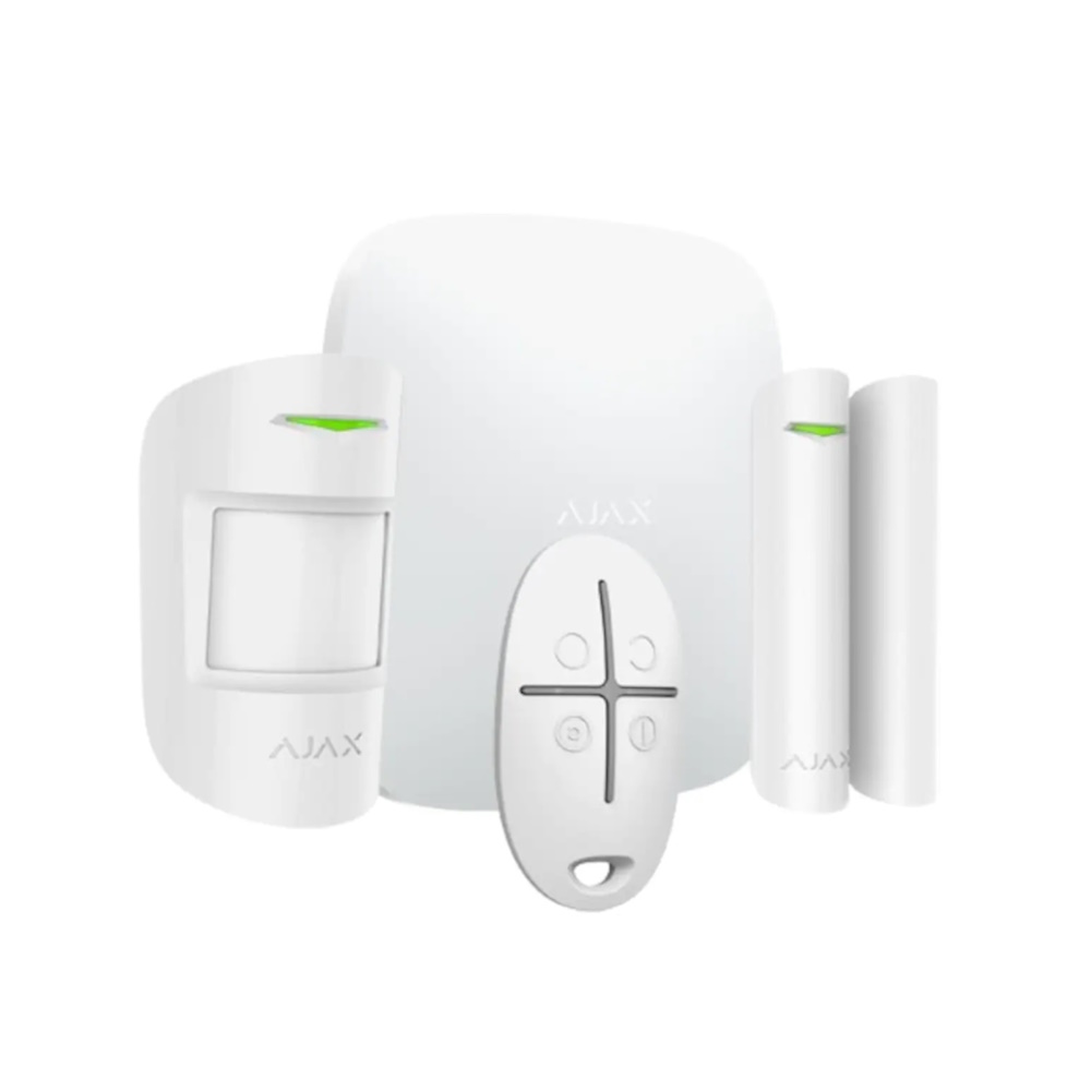 Ajax HubKit Plus-W Kablosuz Alarm Seti - Beyaz