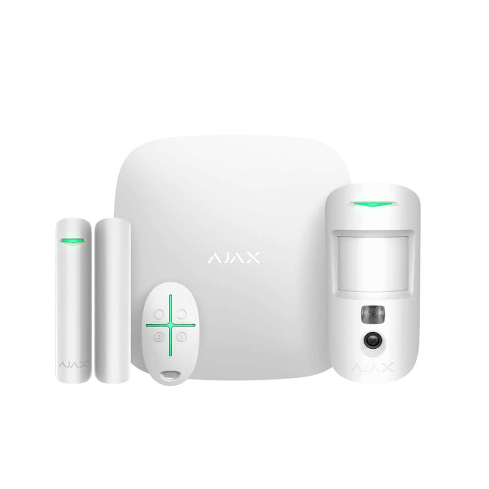 Ajax StarterKit CAM Kablosuz Alarm Seti - Beyaz