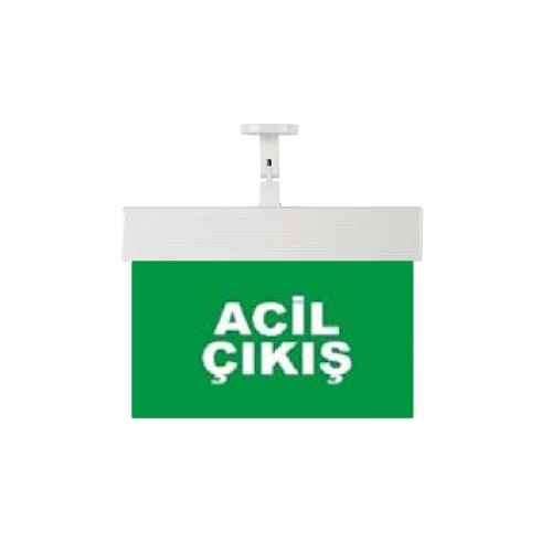 Işıklı Acil Çıkış Levhası (Acil Çıkış Sağ-Sol Ok)