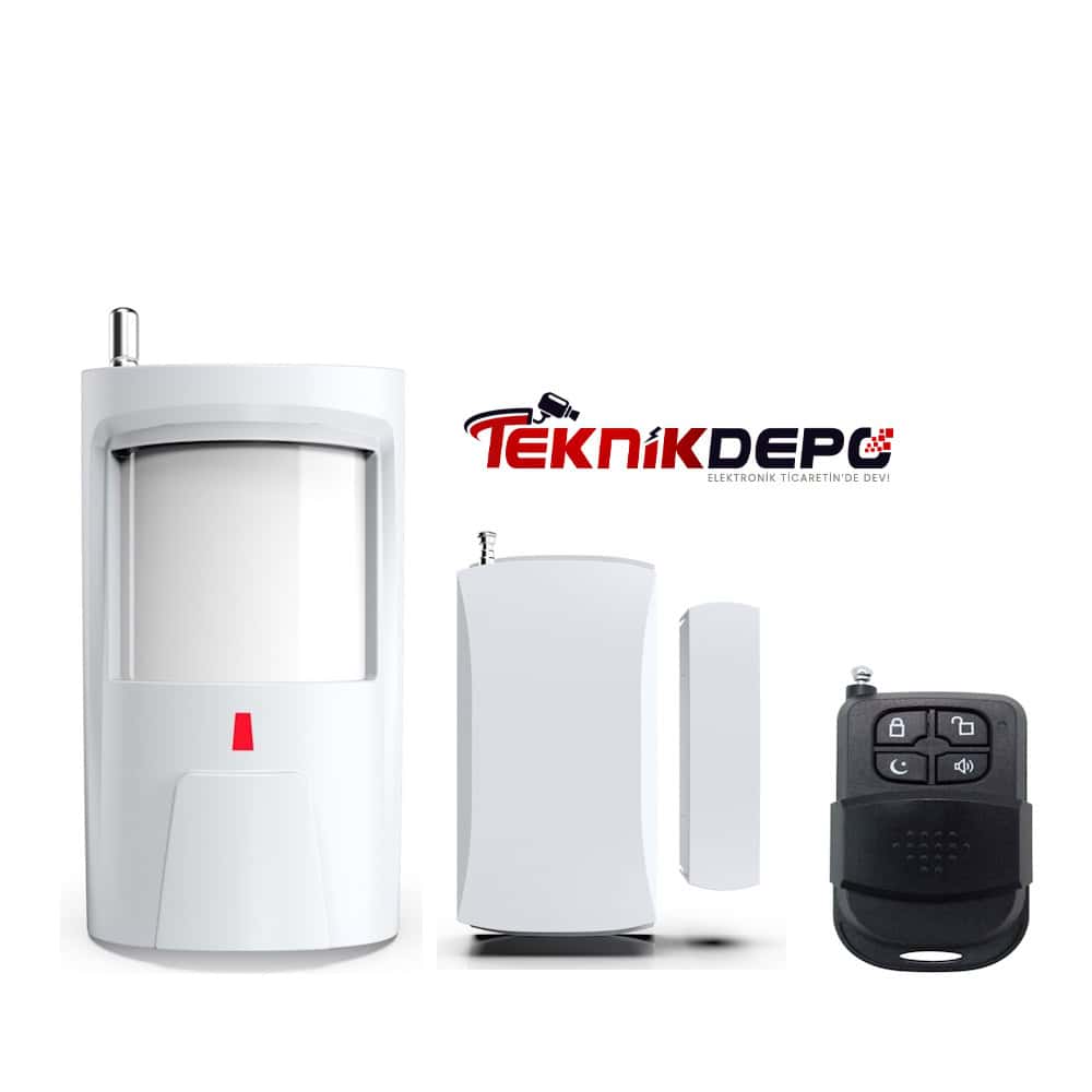 Opax W20-W-S GPRS Kablosuz Alarm Seti